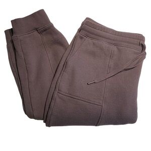 Beyond Yoga Hold The Line Joggers Mauve Plum Soft Lounge Sz L